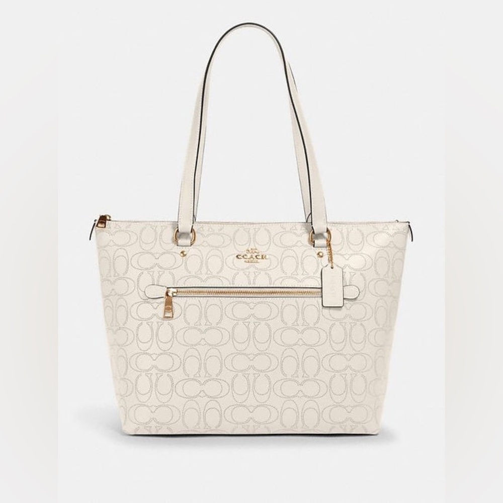 Coach - Gallery Tote In Signature Leather